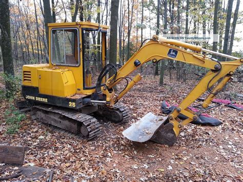 old john deere 25 mini excavator for sale|john deere excavator parts.